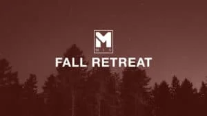 Trees with stars over head - logo for Mix Fall Retreat