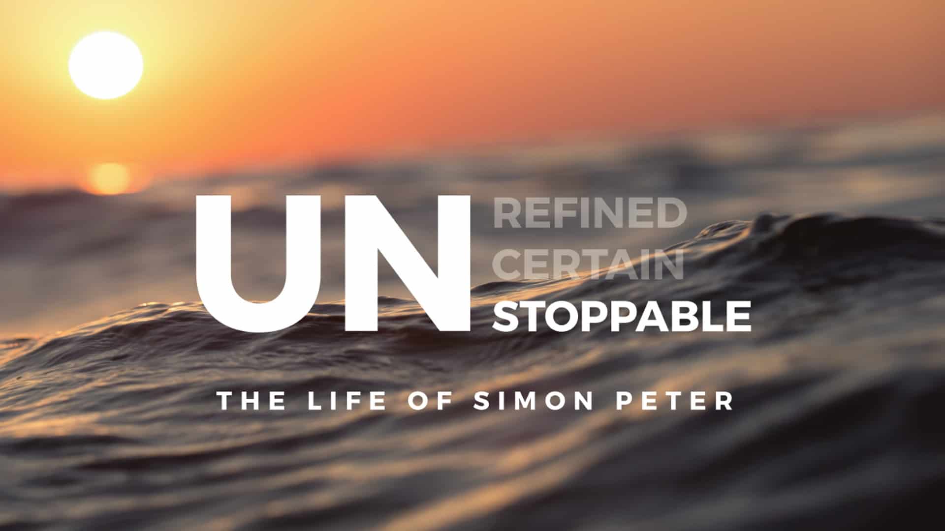 Unstoppable Purpose: The Calling of Simon Peter
